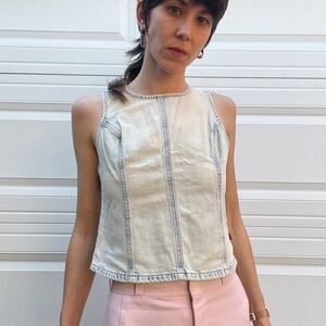 Levi's Cream Canvas Fabric